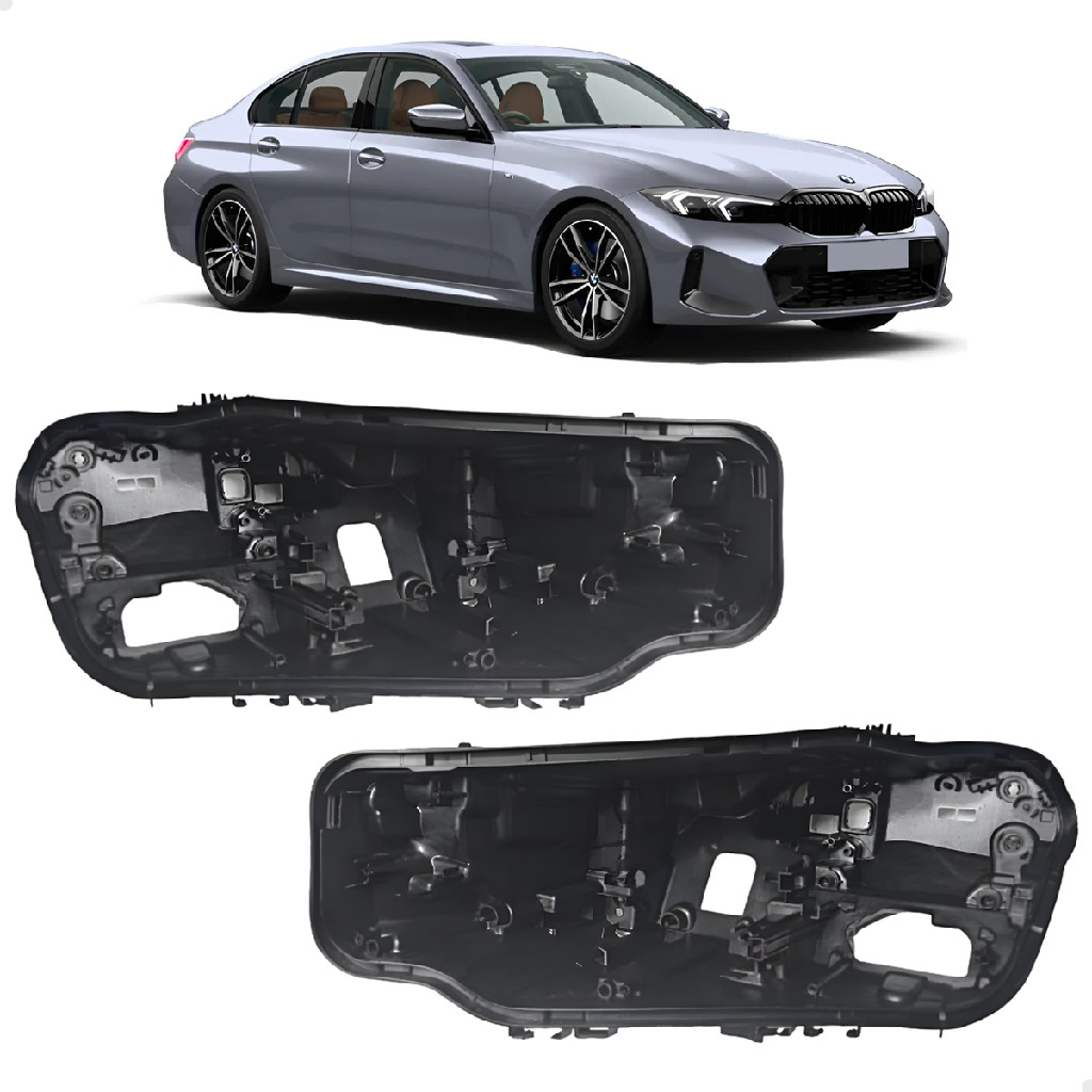 Par Carcaça Farol Dianteiro Bmw Serie 3 320i 330i G20 2023 2024 Novo