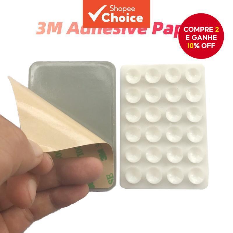 Suporte Multifuncional De Silicone Para Telefone-Ventosa Com Design Antiderrapante Montagem Na Parede