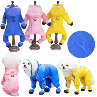 Capa De Chuva Para Cachorro À Prova D'água , Cães Pequenos , Macacão Poodle Yorkies , Roupas Pug em Oferta na Shopee