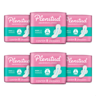 Kit 6 - Absorvente Longo Plenitud Femme para Escapes de Urina em Oferta na Shopee