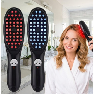 Escova Massageadora Capilar 4 em 1 com Laser ,Tratamento Profissional para Cabelos em Oferta na Shopee