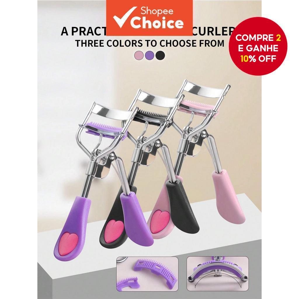 Modelador De Cílios 1 Pacote – Alça Antiderrapante Em Formato De Coração , Ferramenta Portátil Para Ondulação