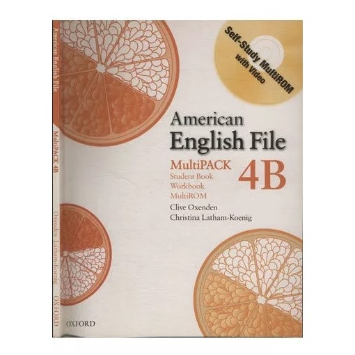 American English File 4B Multipack Student Book / Workbook / multiROM autor Christina Latham-Koenig e Clive Oxenden