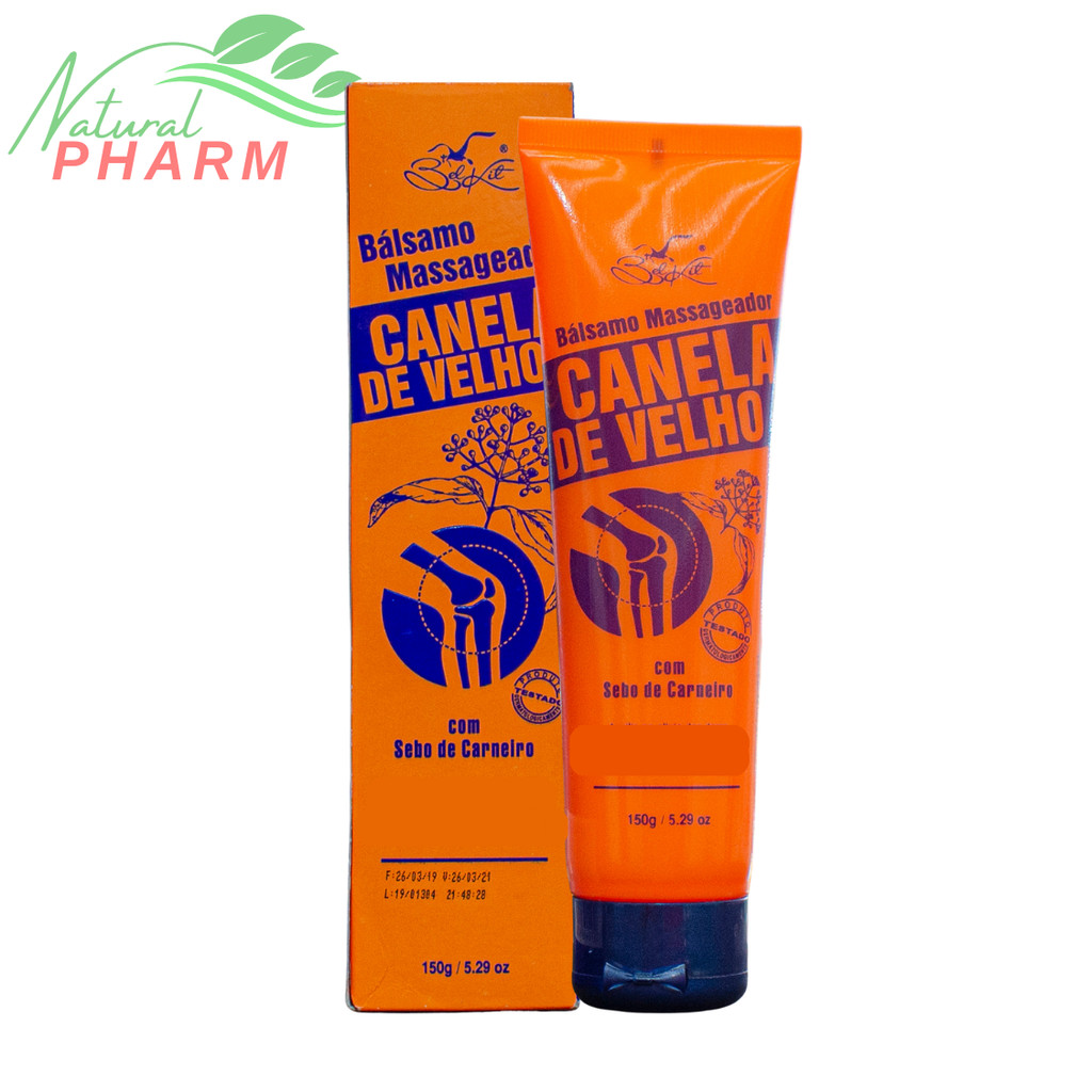 Pomada Massageadora Canela De Velho Belkit 150g - Balsamo