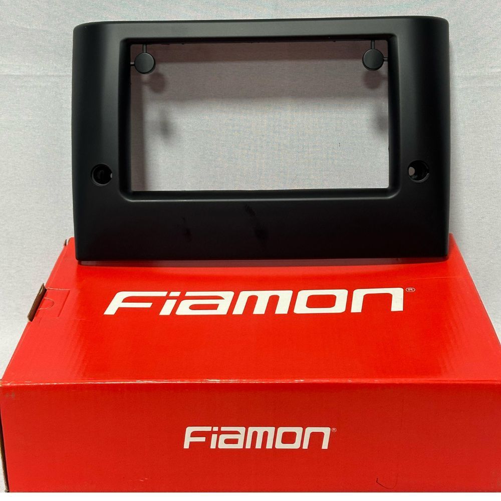 Moldura 7" Fiamon 2Din Painel Fiat Stilo 03/11 Preta Cód 3132 (6246)
