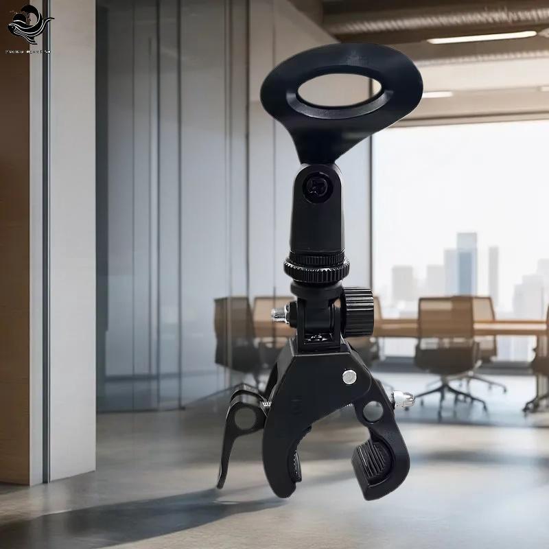 PFG 1 Pçs Tambor Microfone Clipe Titular Caranguejo Braçadeira Montagem Para Suporte & Aro Ajuste 5/8 A 3 Rosca FG