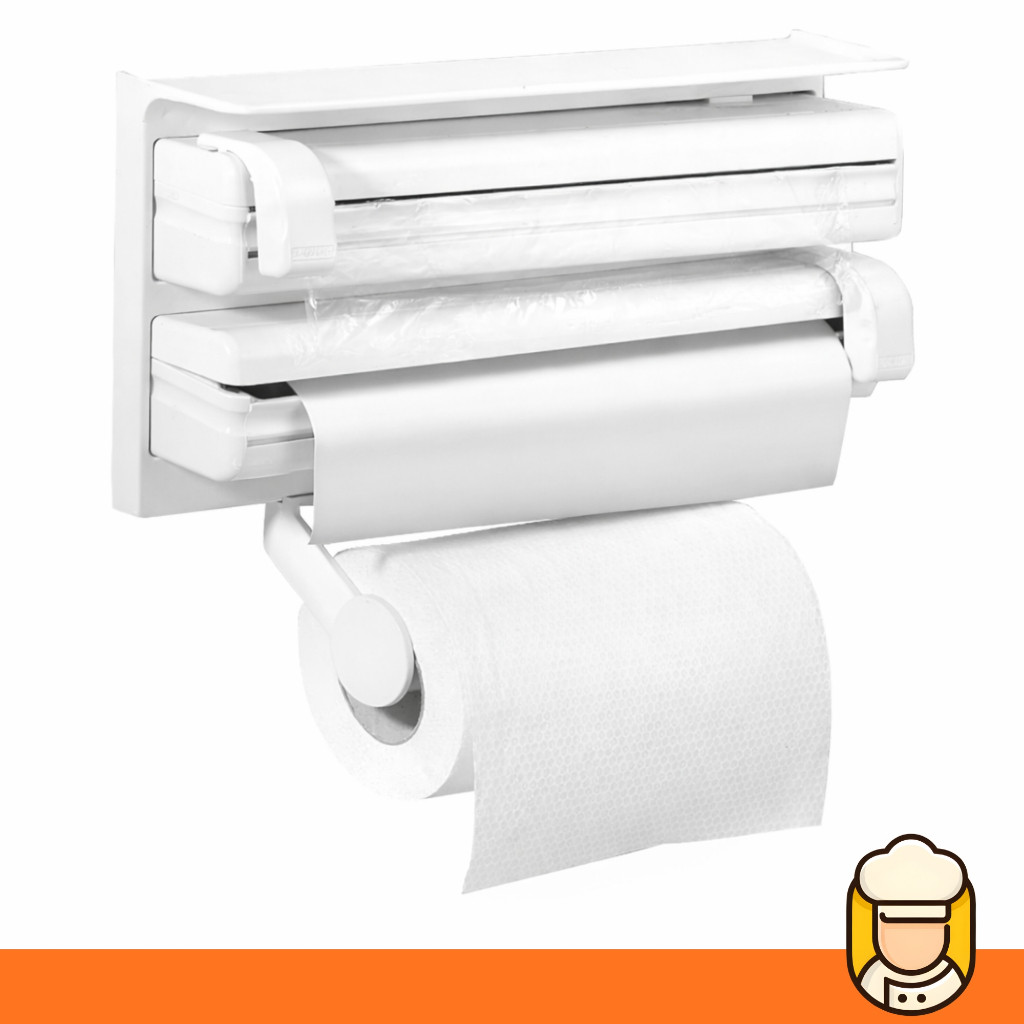 Dispenser Cortador Papel Filme Aluminio Porta Papel Toalha CHEF D