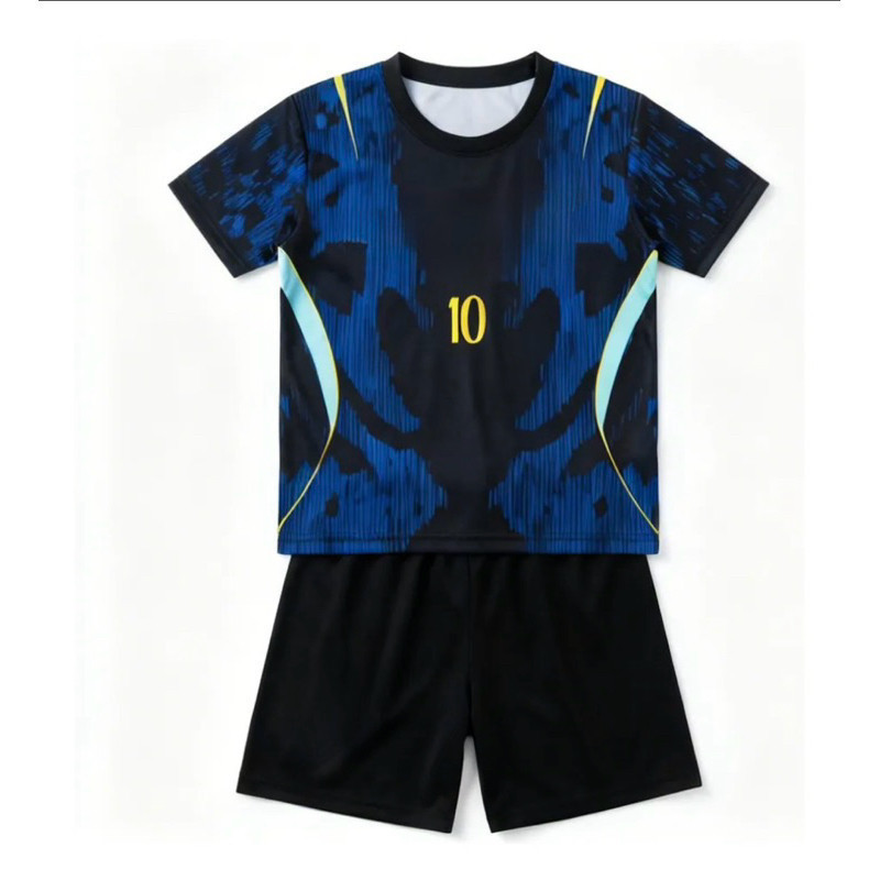 Conjunto Brasil camisa short torcedor infantil copa do mundo brasileiro menino menina bordados MERYOUTLETTTT