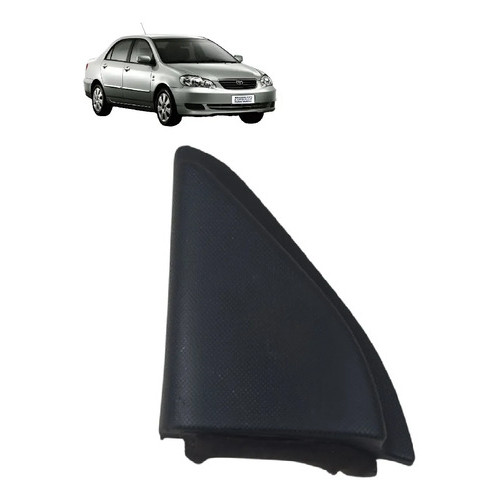 Moldura Interna Retrovisor Esquerdo Toyota Corolla 2003 2008 Preto