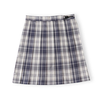 Japonês faculdade cintura alta xadrez suave & saia xadrez de uma faca JK uniforme saia plissada saia plissada saia de me
