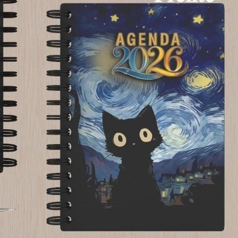 Agenda 2026 GATO DOS SONHOS Wire-o 14X21