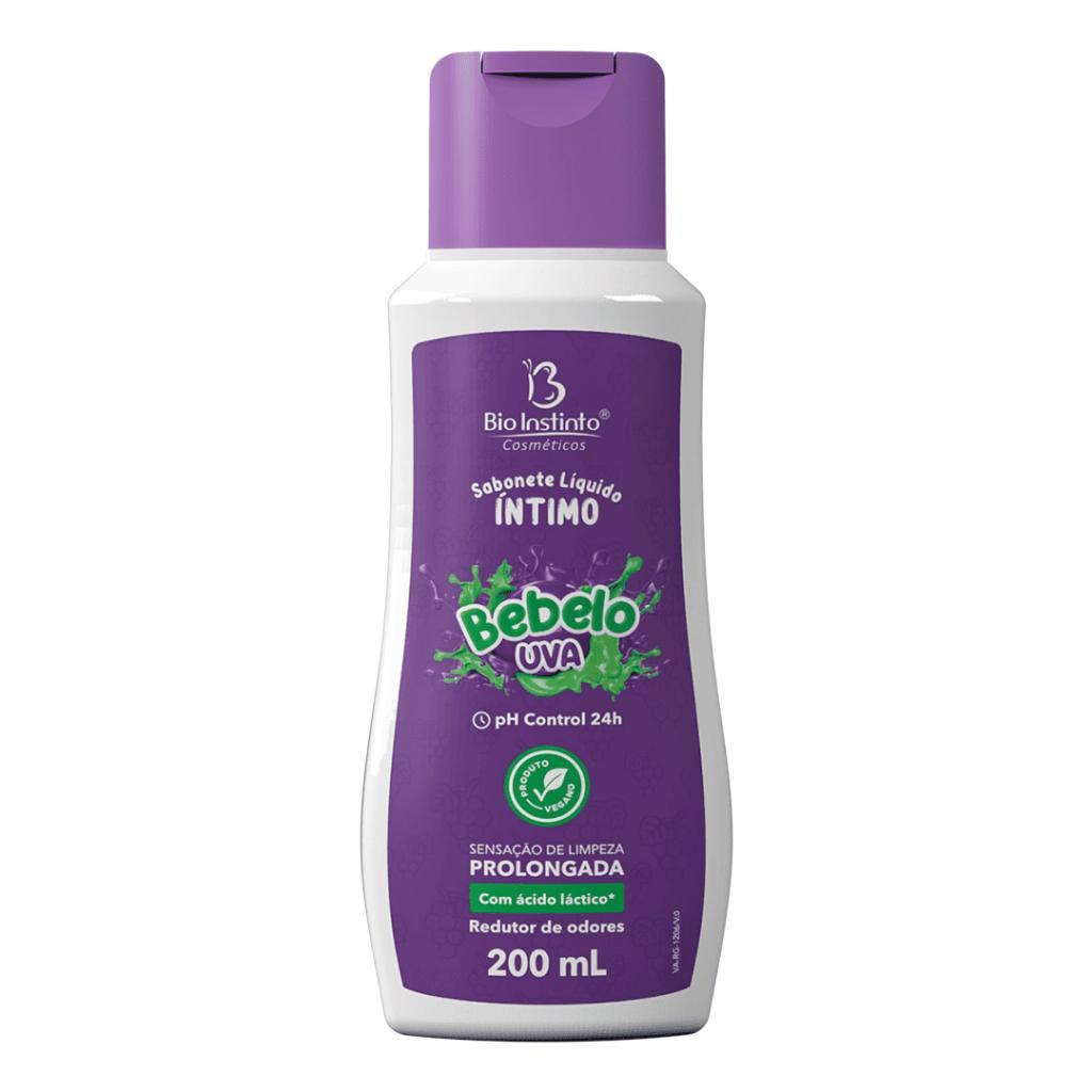 Sabonete Líquido Íntimo Uva Bebelo 200ml - Bio Instinto