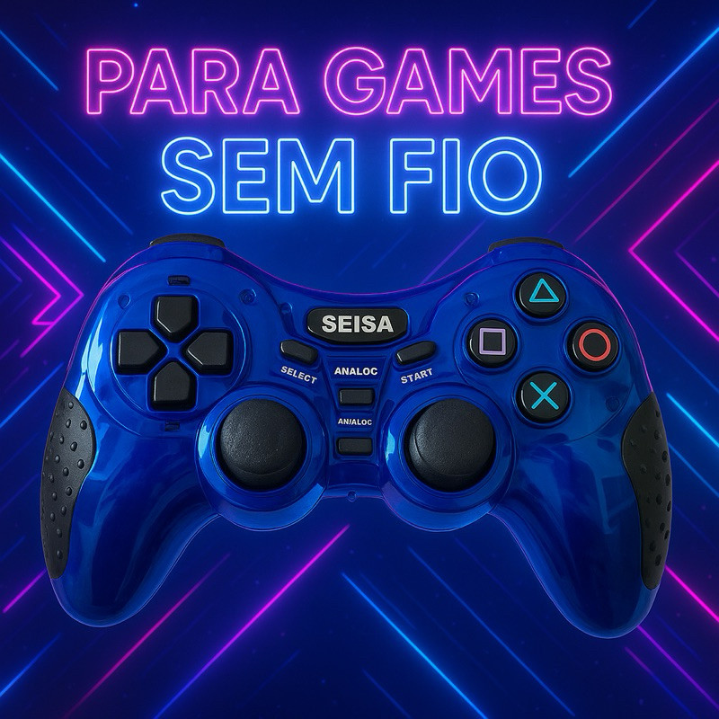 Controle sem fio para PC, Ps3, ps2 Celular Android, Tablete e Box Tv. Smart Tv