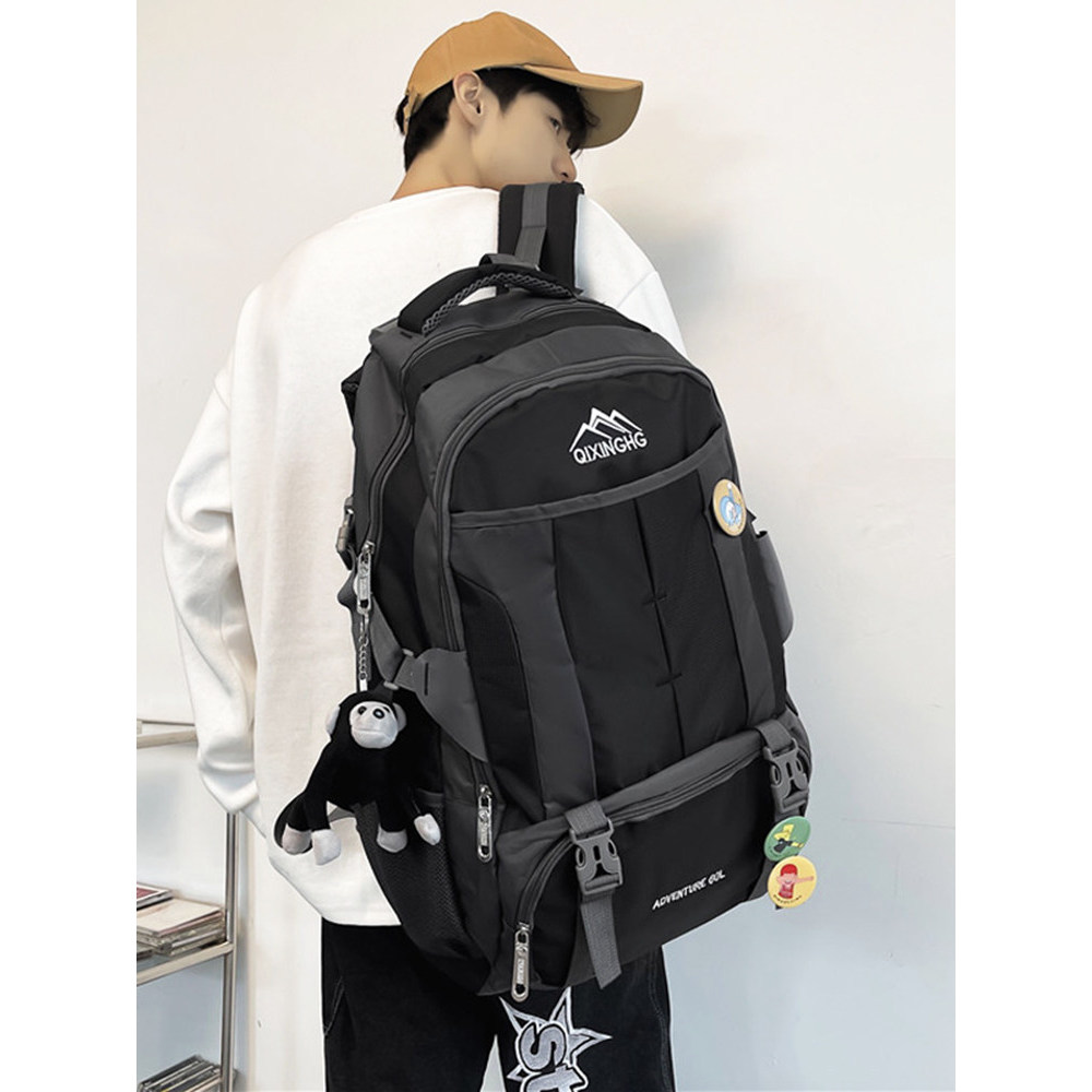 Mochila masculina de grande capacidade viagem Oversized ao ar livre negócios viagem bagagem viagem 60 litros montanhismo