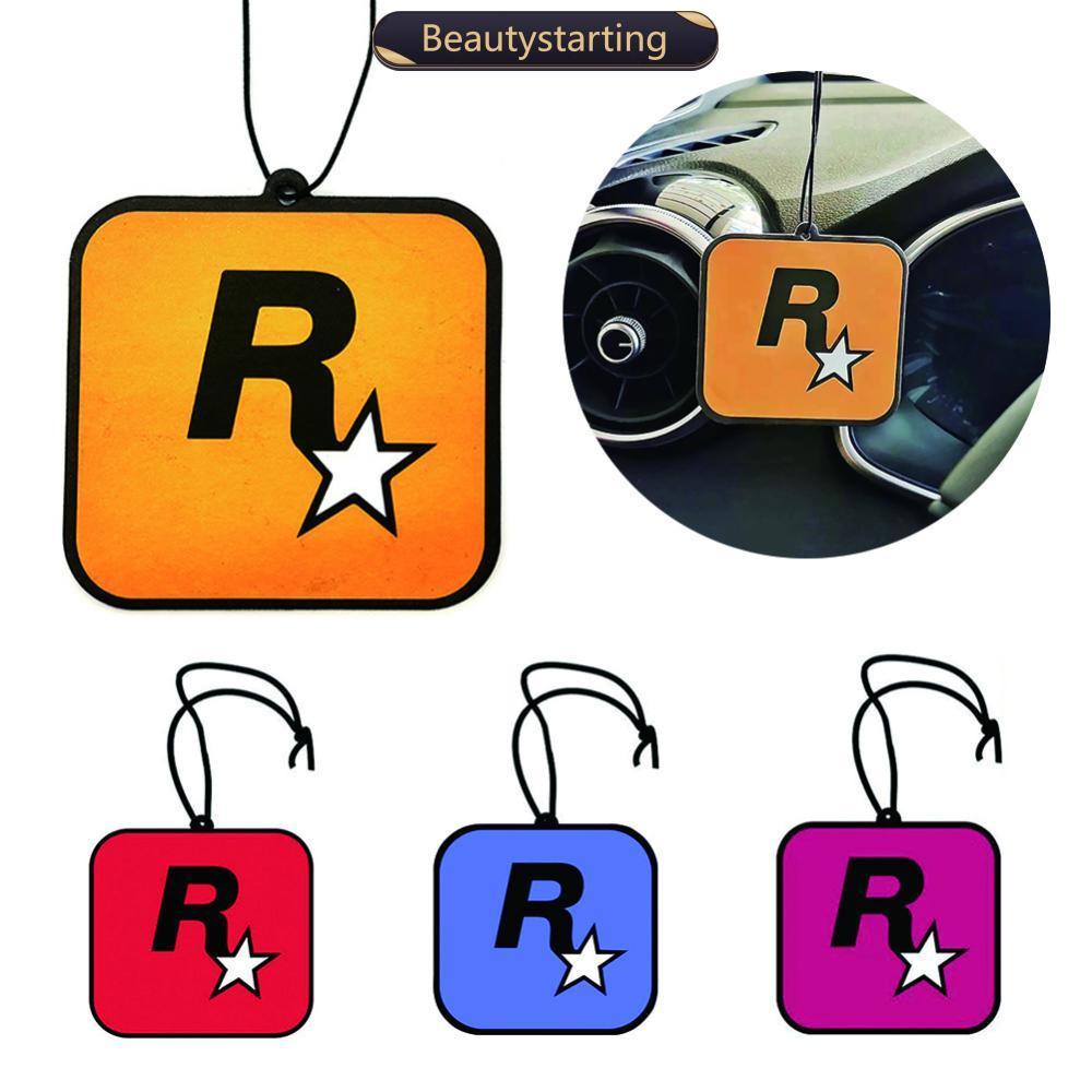 BEAUTYSTARTING Fragrância De Carro R Star De Longa Duração Aromaterapia Peça Net Tendência Amarelo Pingente Decoração De