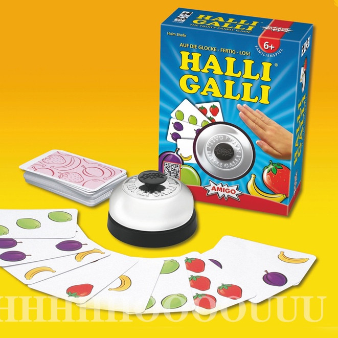 Board Game AMIGO Halli Galli on The Bell Complete Los! Card Game Children Family