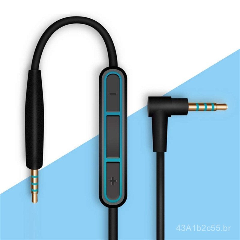 Atacado de fábrica adequado para cabo de fone de ouvido BOSE QC25, cabo de áudio QC35, cabo de conexão QC45, acessórios