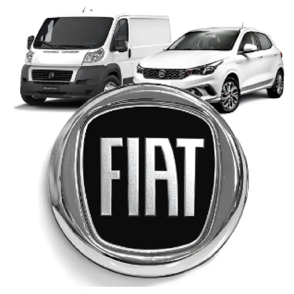 EMBLEMA GRADE LOGO FIAT DUCATO ARGOS CRONOS PRETO