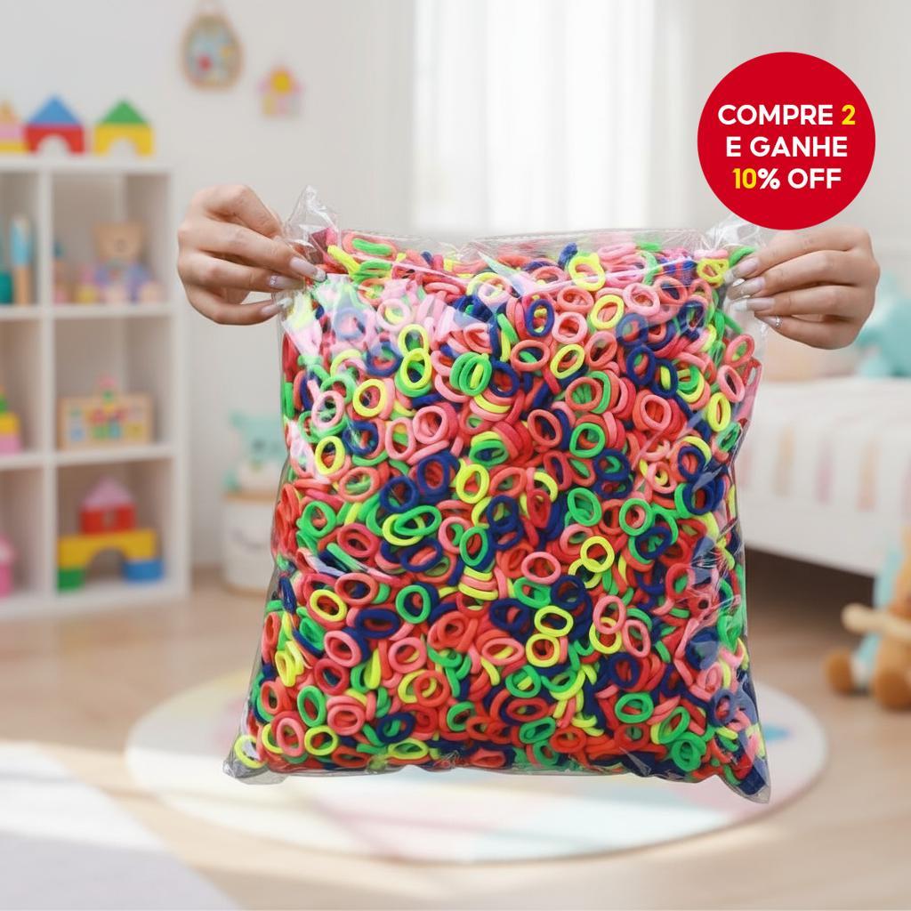  100/300Pcs Elásticos Fofos para Cabelo de Meninas Mini Faixas de Nylon Coloridas Acessórios de Rabo de Cavalo para
