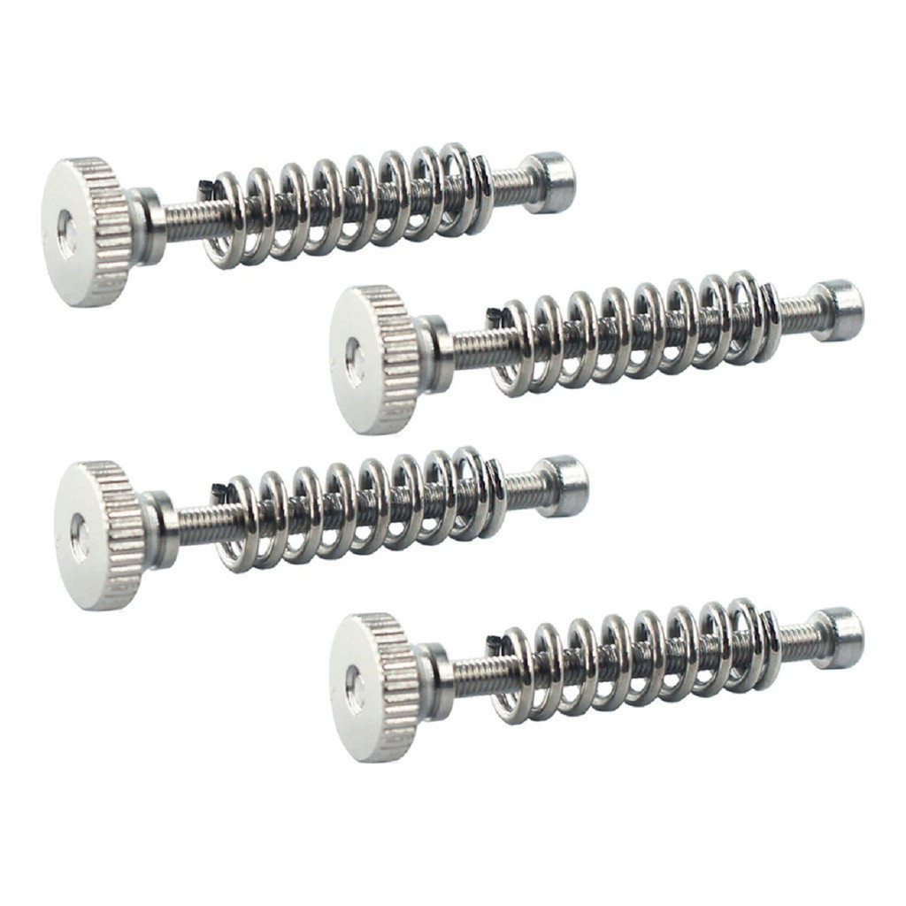 KIT Com 4 Jogos de Parafuso E Mola e Porca de Nivelamento Para Mesa Aquecida M3 Impressora 3D Impressora