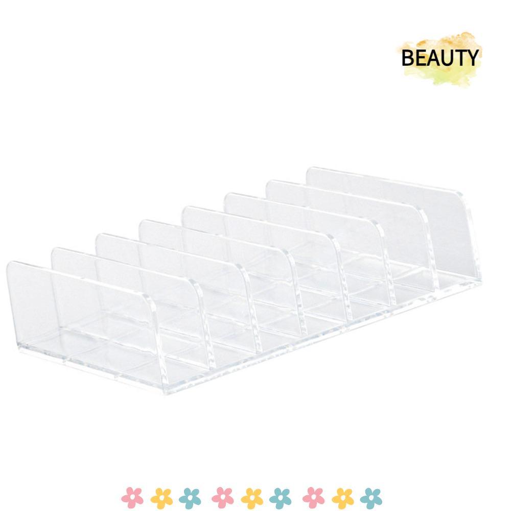 BEAUTYHOMEBR Organizador De Paleta De Maquiagem , Suporte De Cosméticos De Design Vertical Transparente , PP