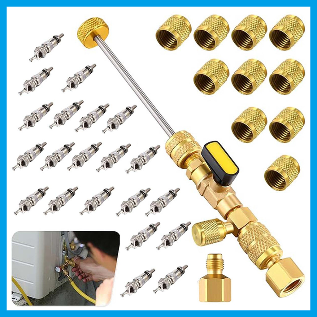 Chave de remoção de núcleo de válvula de ar condicionado automotivo, ferramenta especial para reparo de ar condicionado