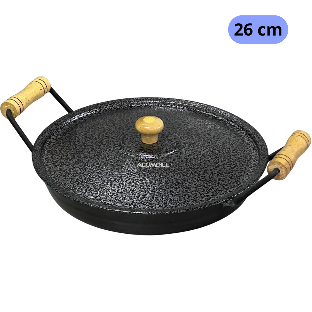 Disco De Arado 26cm Borda Alta Chapa Bifeira Tacho Frigideira Paellera Paella