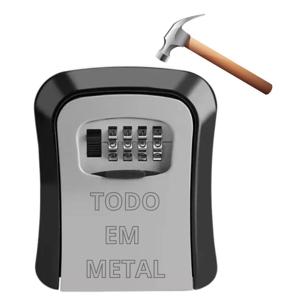 Cofre Parede Guarda Chaves Senha Airbnb Todo Em Metal