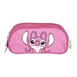 Estojo Escolar Luxcel Stitch & Angel Roxo ET50064SC2800UN