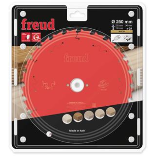 Disco de Serra Madeira 250mm (10Pol) 24 dentes FR23W001T Freud em Oferta na Shopee