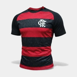 Camiseta Flamengo Dive Masculina - Preto e Vermelho