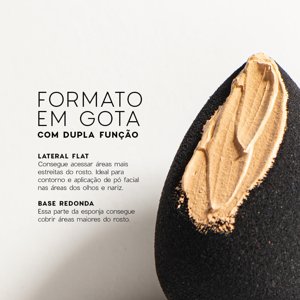 Detalhes do Esponja de Maquiagem - Flat Drop Océane Edition