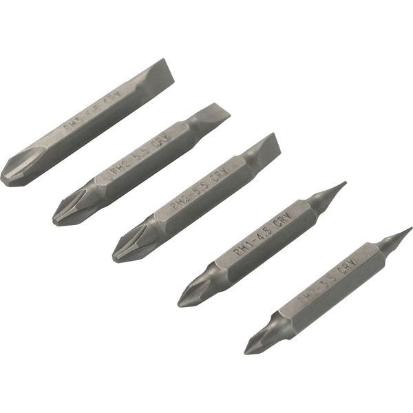 Jogo Bits Ponteiras Cromo Vanádio 5 peças Pontas Duplas Vonder em Oferta na Shopee