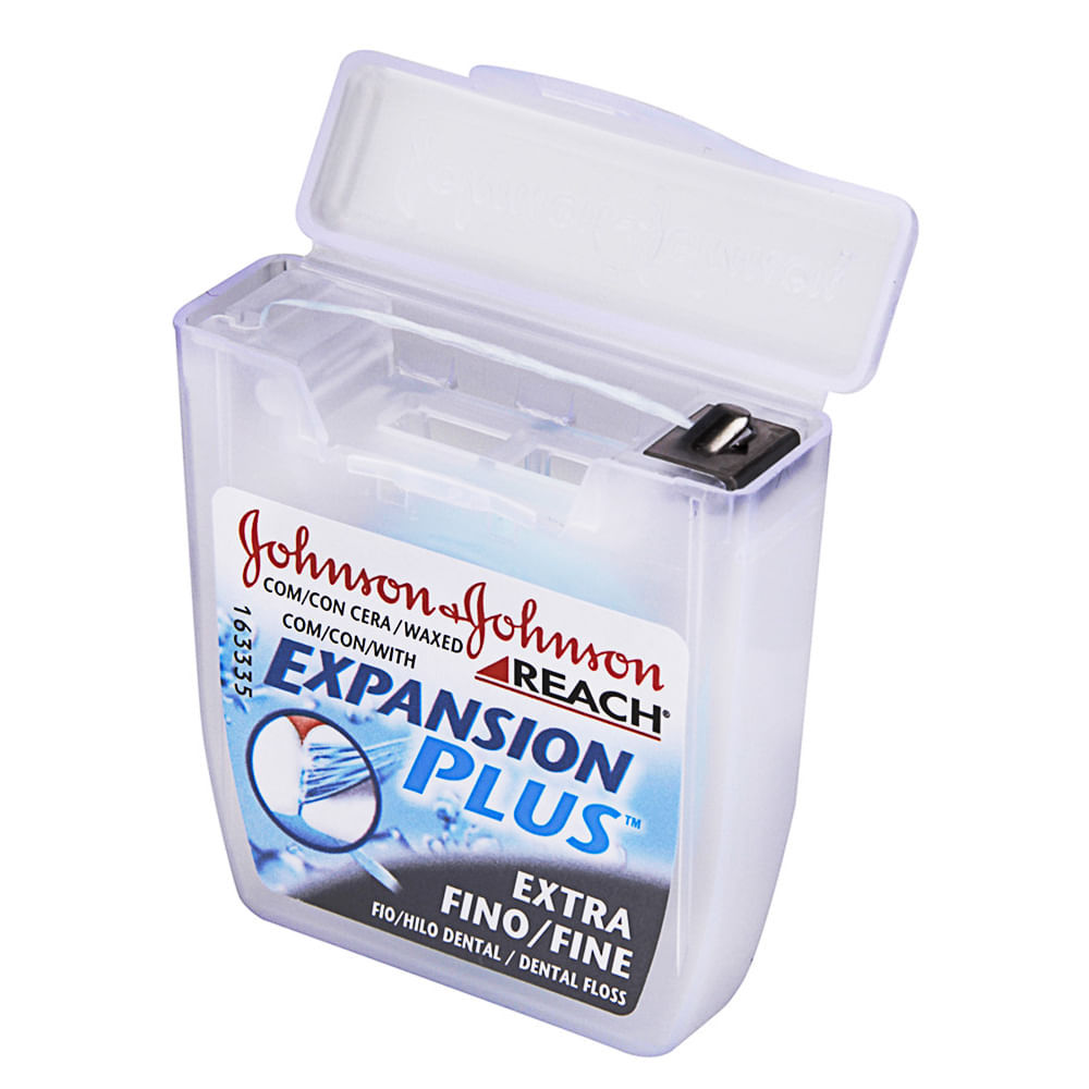 Detalhes do Fio Dental Reach Johnson's Expansion Plus Extra Fino 50m