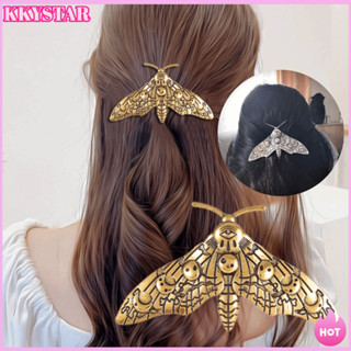 KKXYSTAR Grampo De Cabelo , Com Decoração De Traça De Liga , Gótico Vintage 3.31 , 1.89 Polegadas , Para Festa De Ha em Oferta na Shopee