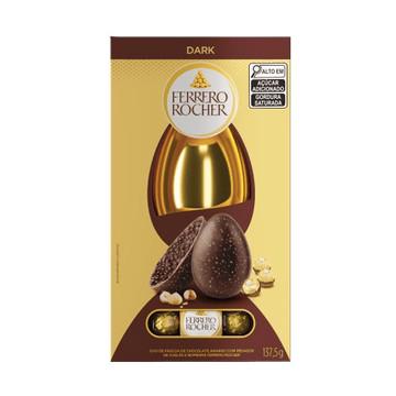 Ovo de Páscoa Ferrero Rocher Dark Caixa em Oferta na Shopee