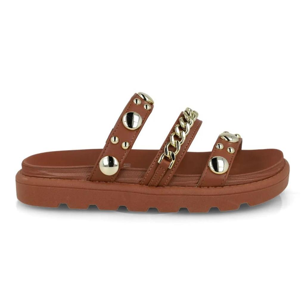 Sandália Vizzano Papete Corrente Feminino em Oferta na Shopee