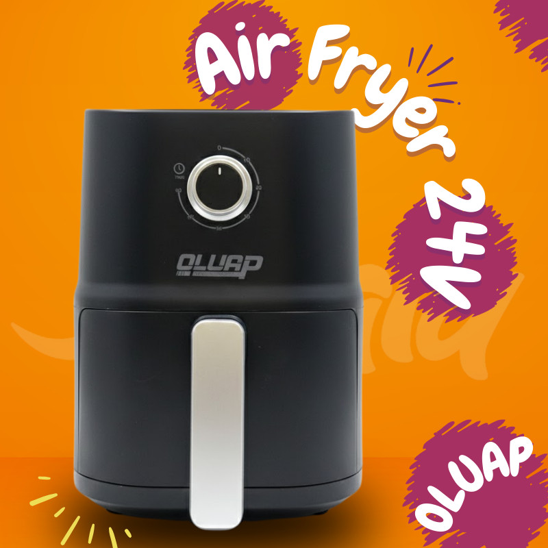 Air Fryer 24v 4l Portatil OLUAP Caminhao Motorhome Acampamento