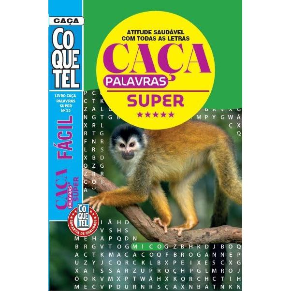 Coquetel Caça-Palavras | Super 22 | Atitude Saudável com Todas as Letras em Oferta na Shopee