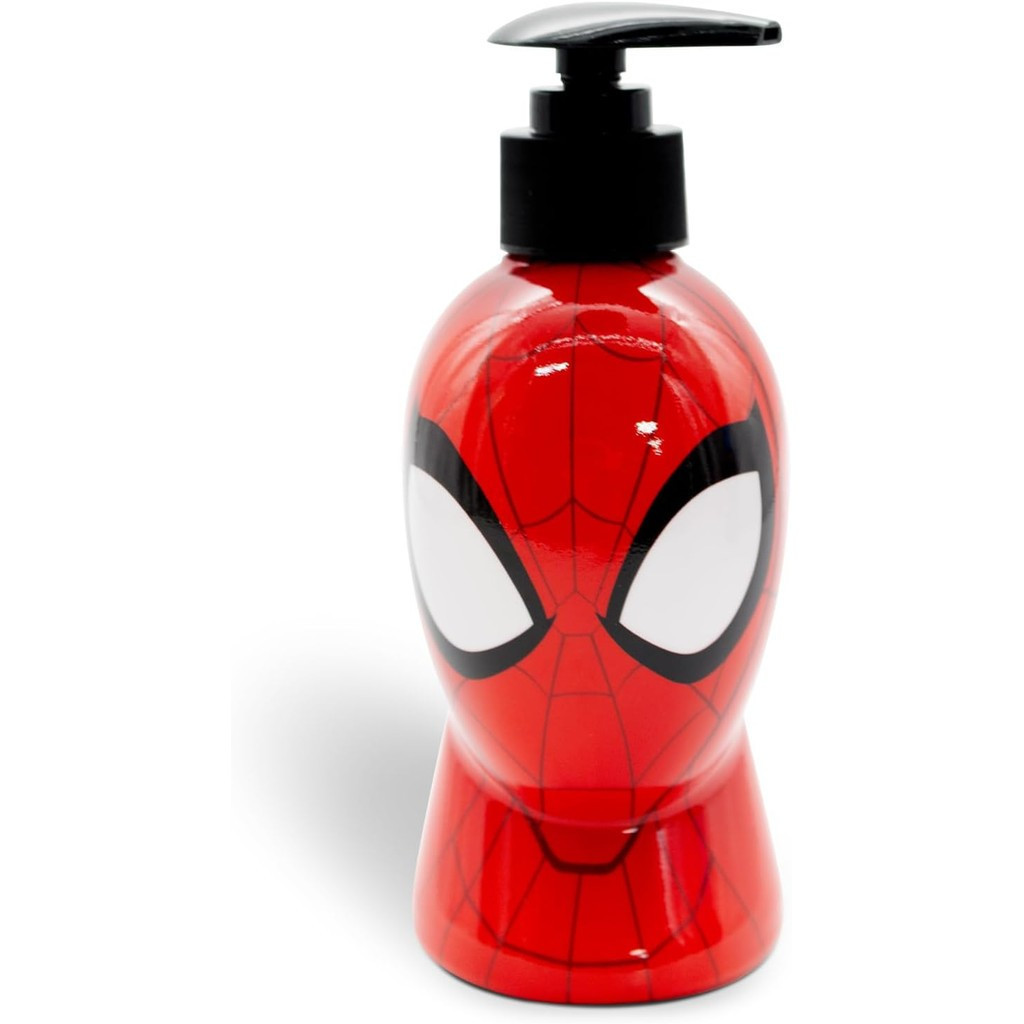 Shampoo Infantil 2 em 1 do Homem-Aranha para Banho de Espuma (com Dispensador de Bomba) - Shampoo Suave para Banho