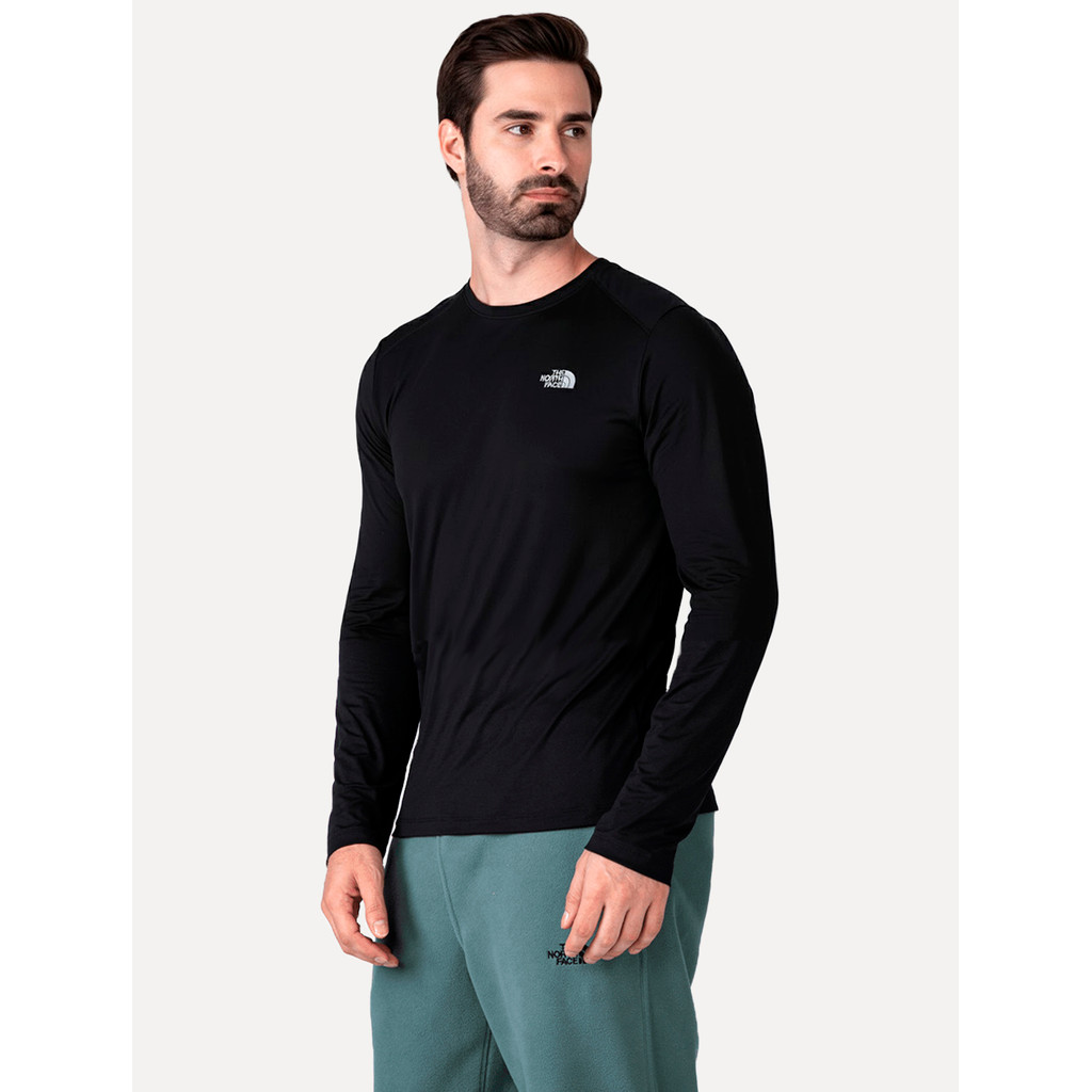 Camiseta The North Face Masculina Hyper Tee Manga Longa Preta