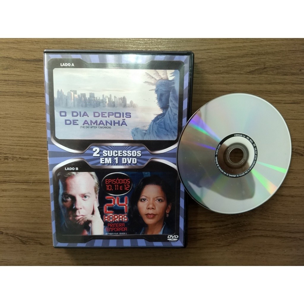 DVD O DIA DEPOIS DE AMANHÃ + 24 HORAS PRIMEIRA TEMPORADA - ORIGINAL
