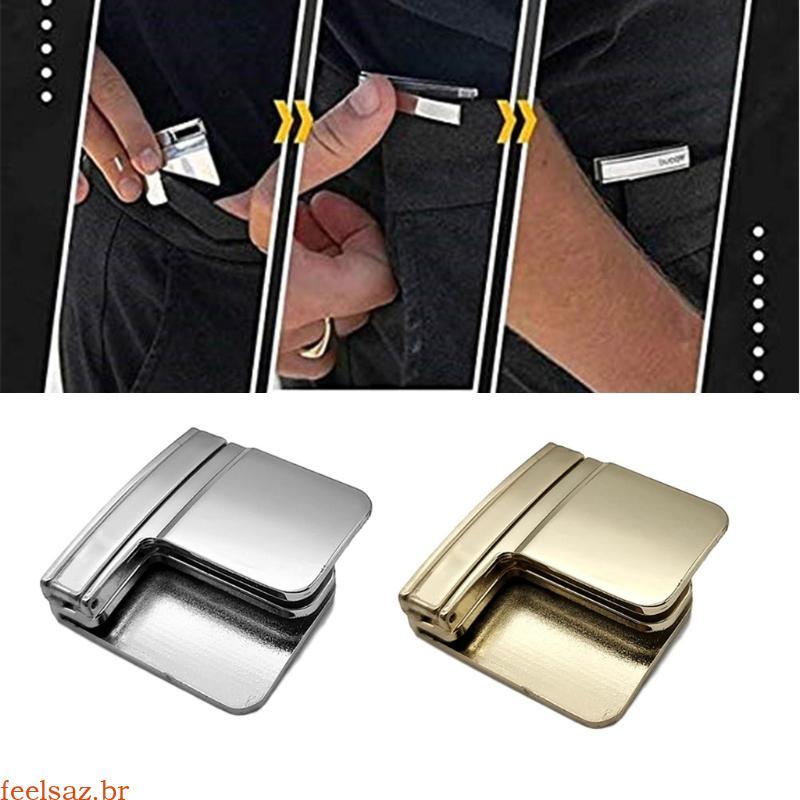 feelsaz Cinto Clipe Preguiçoso Cintura Calças Saias Camiseta Terno Conveniente