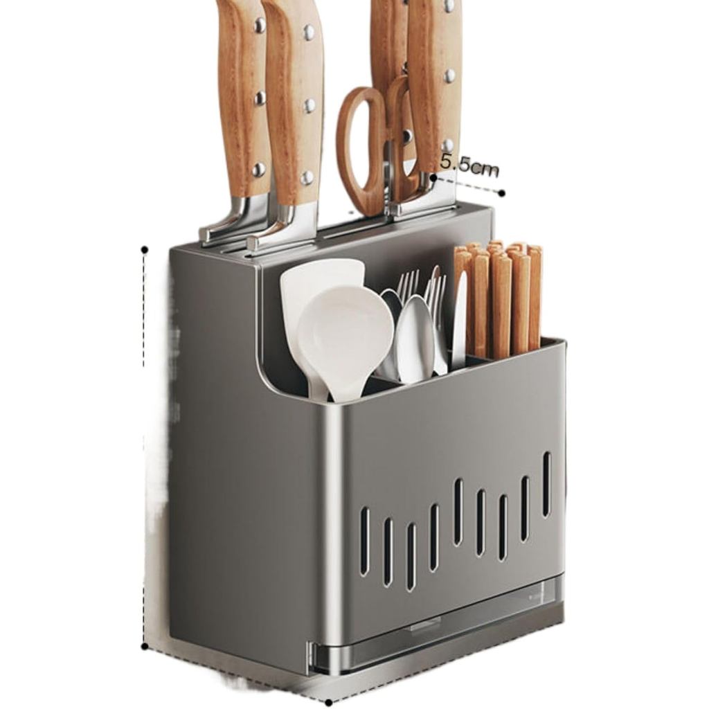 Caixa de Armazenamento de Hashis com Ventosa, Utensílios de Cozinha, Acessórios de Cozinha, Hashis, Colher, Colher de So