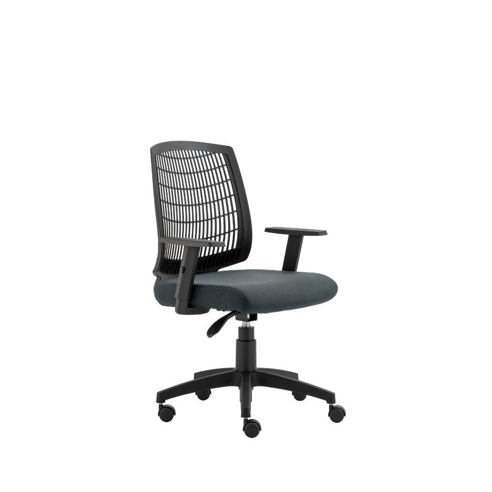 Cadeira Giratória de Escritório e Home Office Ergonômica Linha Unik cor Grafite - Roal