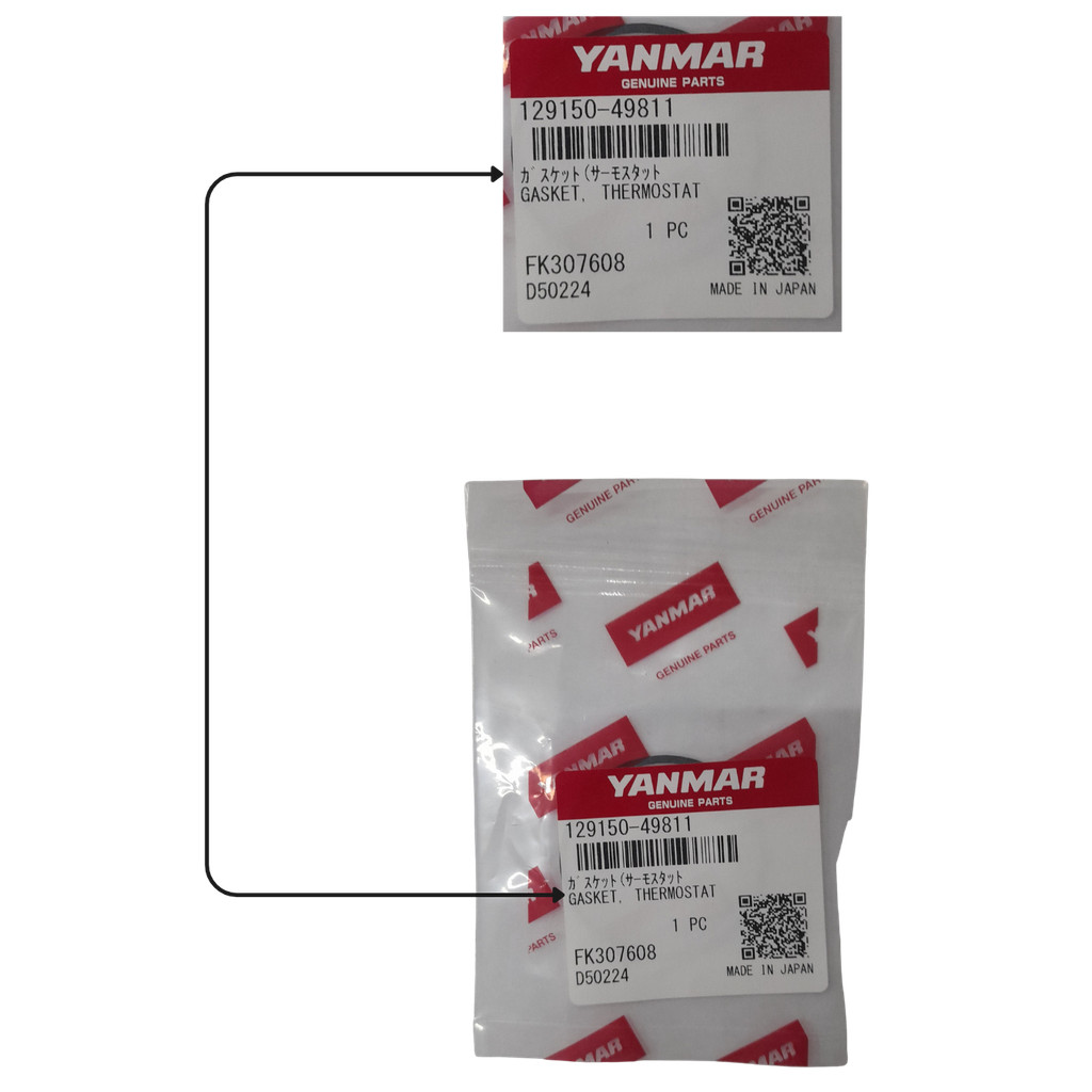 Junta Válvula Termostática Para Motor Yanmar
