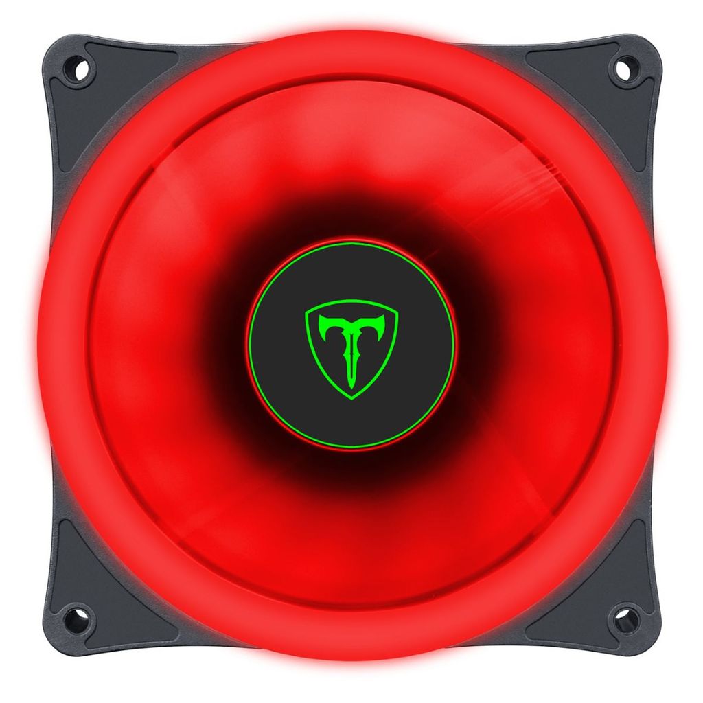 Cooler Fan Led Vermelho 120x120x25 mm Gabinete Ventoinha Pc Fonte Silencioso Computador TGF200R - T-Dagger