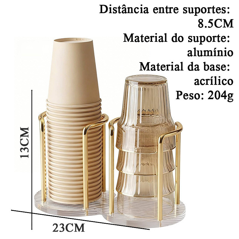 Detalhes do suporte para copos bandeja acrilico organizador cozinha escorredor de talheres Para mesa de jantar/mesa de centro