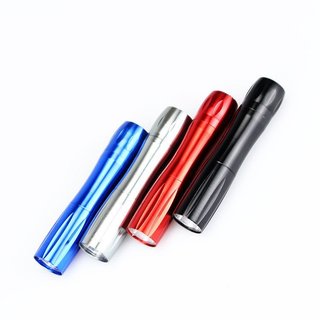 Lanterna LED de liga de alumínio, mini, com bateria AA, portátil, para iluminação de emergência em casa, acampamentos e 