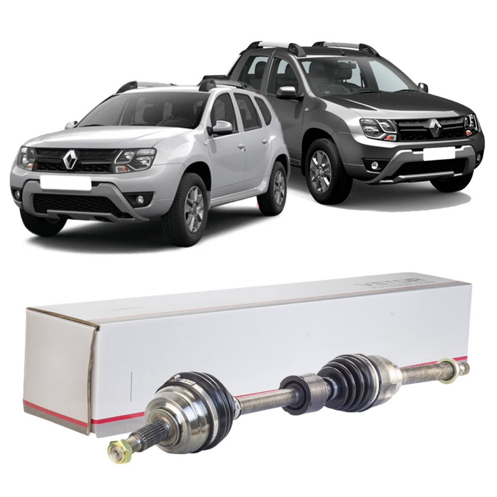 Semi Eixo Dianteiro Renault Duster e Oroch 1.6/2.0 16V 12/26 Câmbio Manual Lado Direito (25 Homocinética / 26 Tulipa)